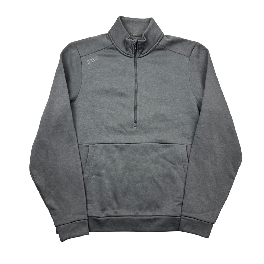 5.11 Tactical PT-R Arrive 1/4 Zip Pullover Fleece Men Medium Grey Sweatshirt